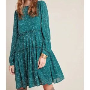 Anthropologie Maeve Esther Tiered Tunic Dress